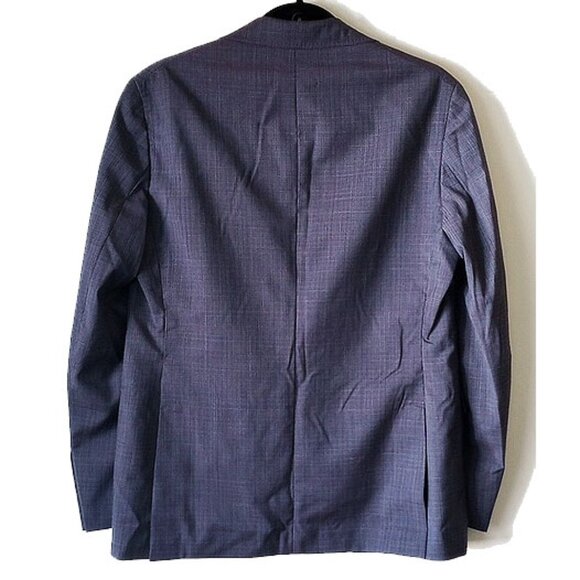 NWT $999 Ted Baker London Karl Slim Blazer 38S Purple Blue Suit Jacket - Picture 2 of 11